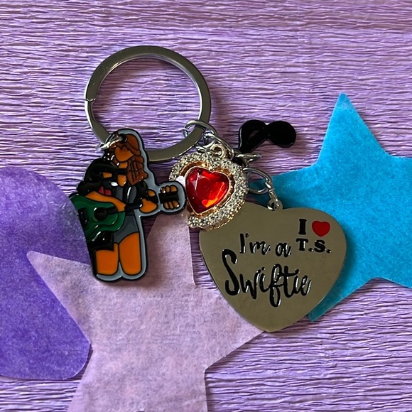 Swiftie Keychain Taylor Swift Reputation TS Swifty Fan Gift Keys Charm - Picture 5 of 5